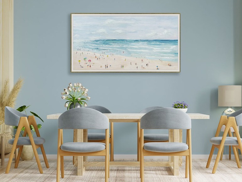 Tableau-toile plage-Cadraven - recadré